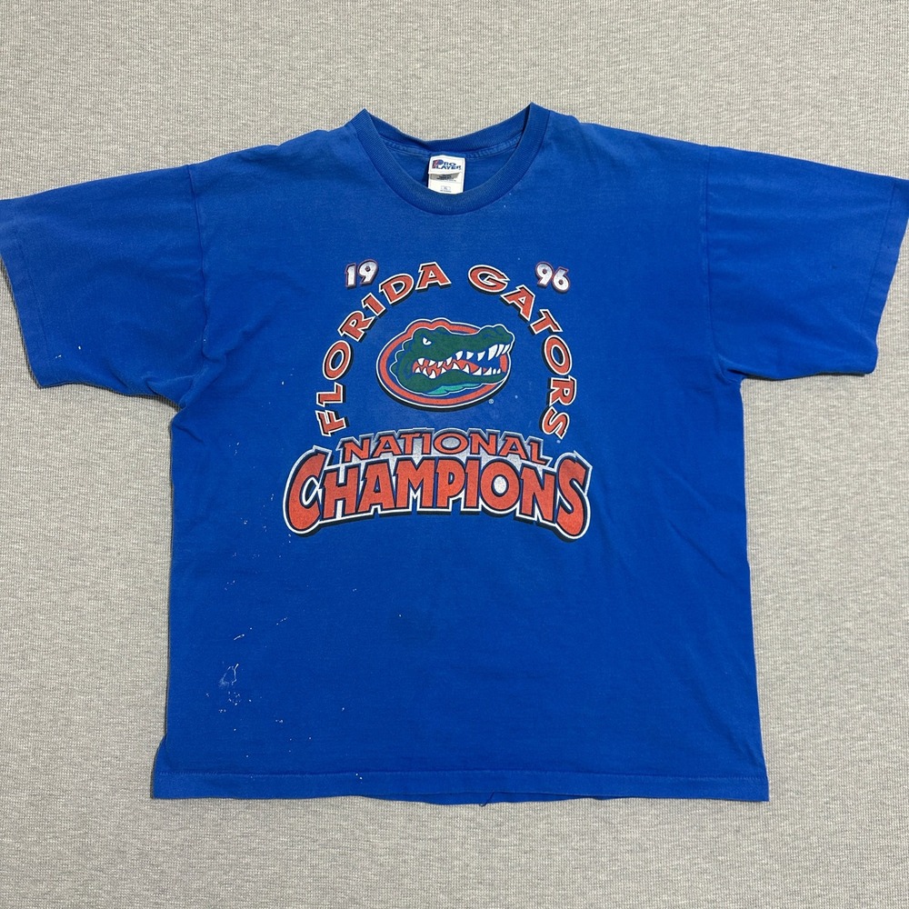 Vintage 1996 Florida Gators National Champions Graphic Tee XL Pro Player‎ USA